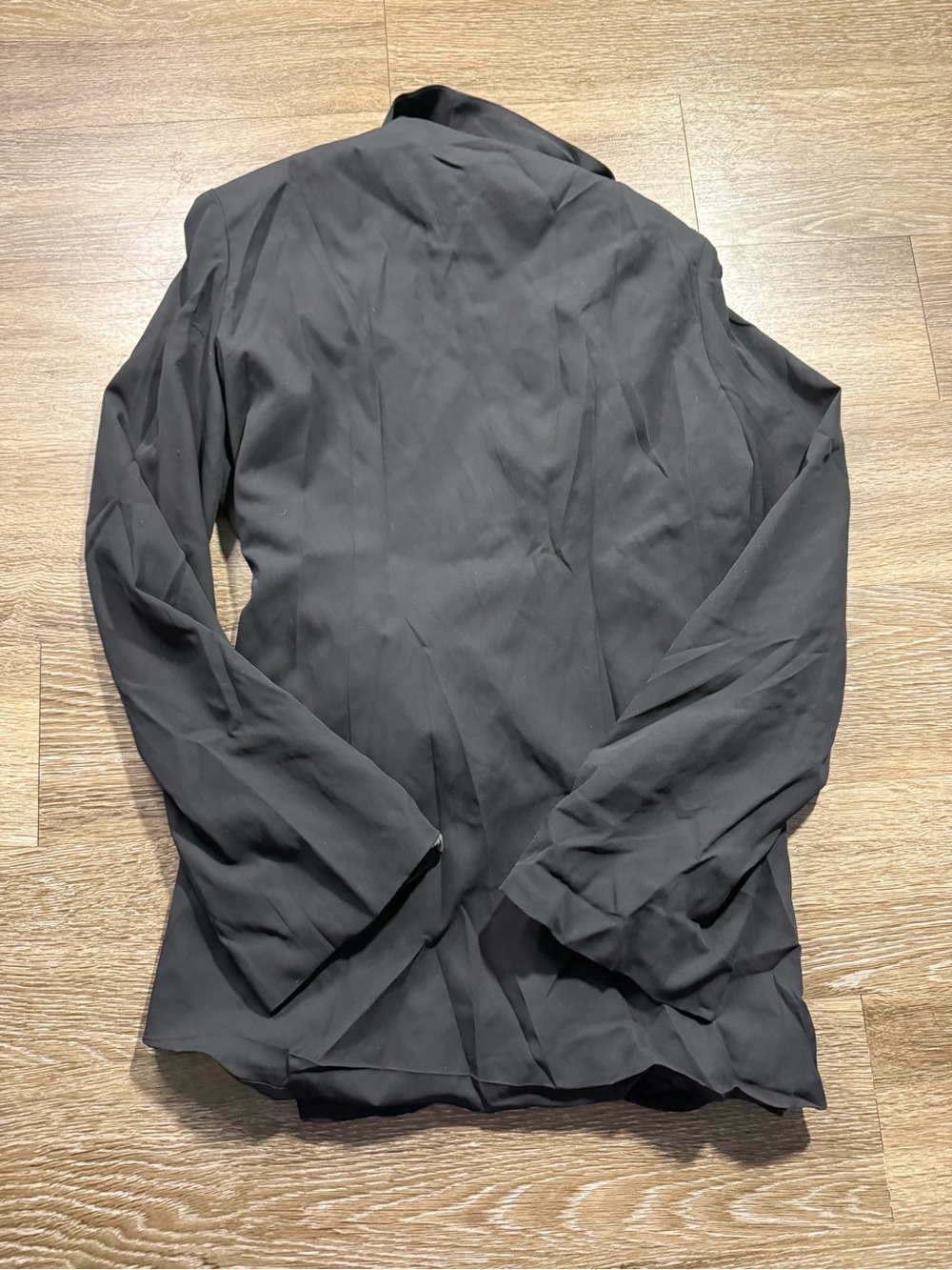 Naked Wardrobe Side Tie Shirting Blazer Black - Picture 4 of 4